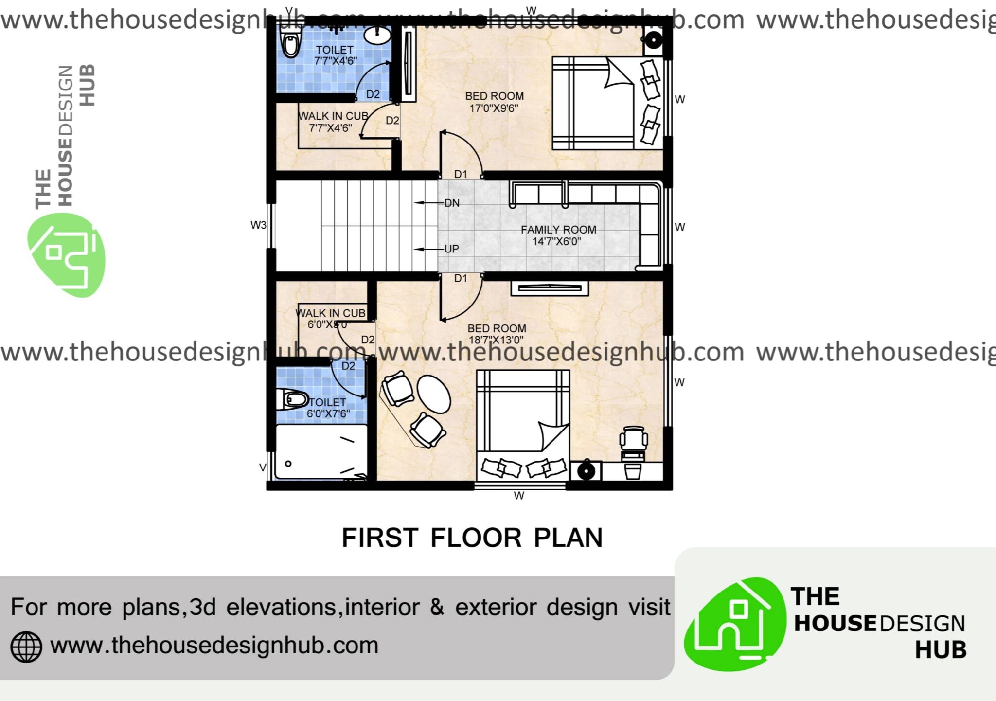 26 X 30 Ft 2 BHK Duplex House Design Plan Under 1500 Sq Ft