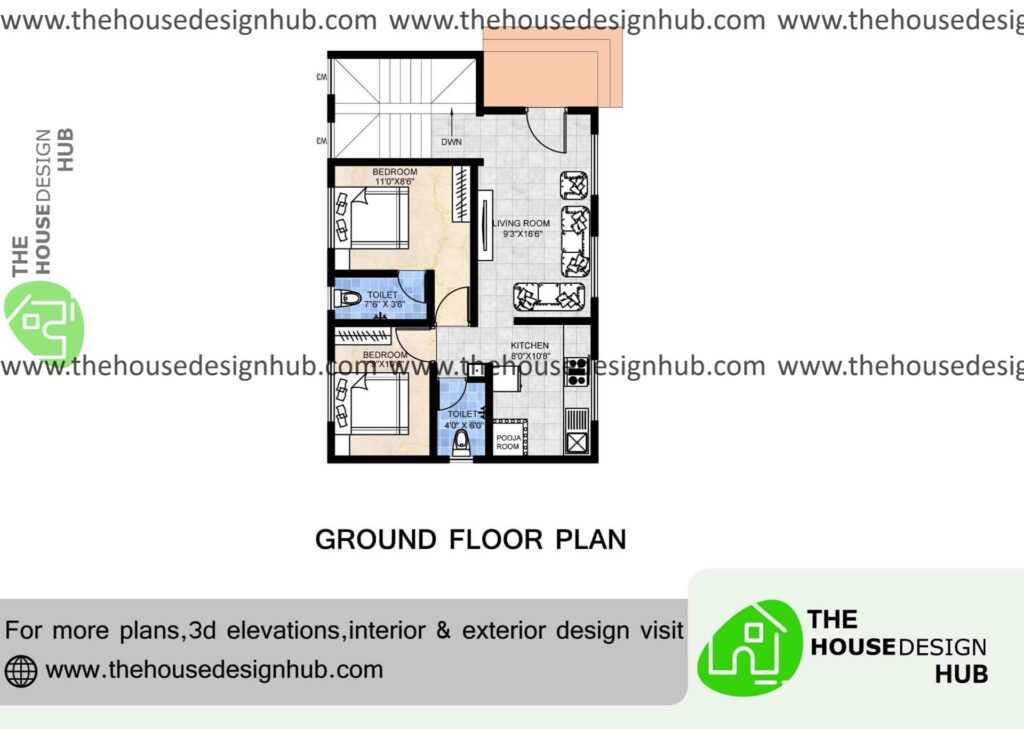 2 bedroom house plans