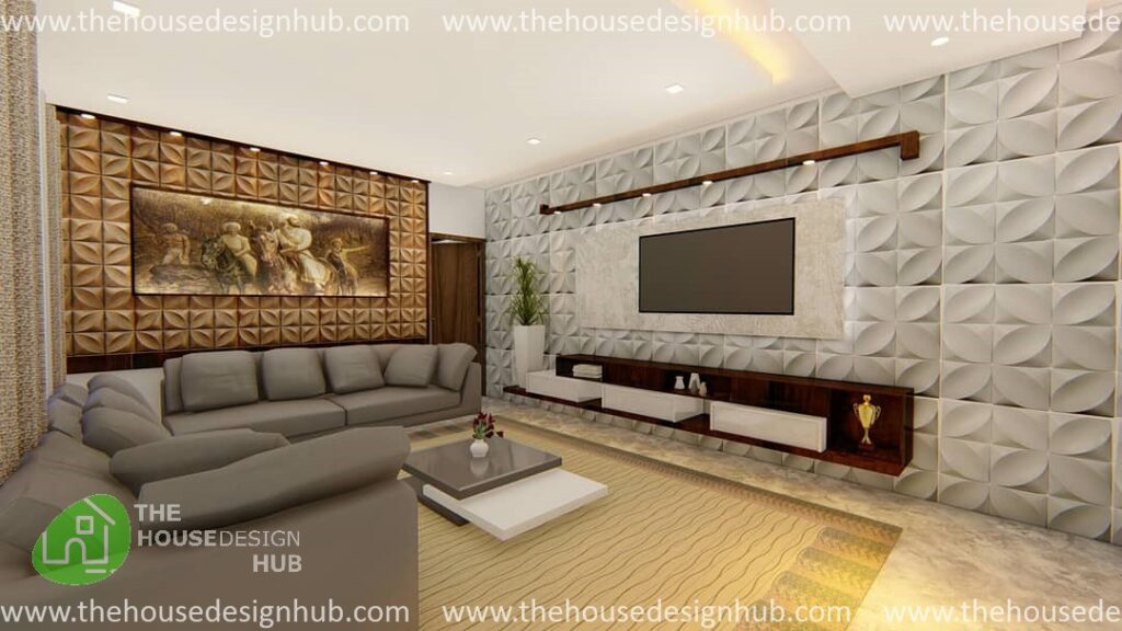 10 Beautiful Indian Style Living Room Design Theme The House Hub - Wall Decoration Ideas For Living Room India