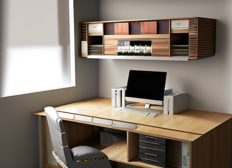  The Multi-Purpose Desk with Built-in Storage: 