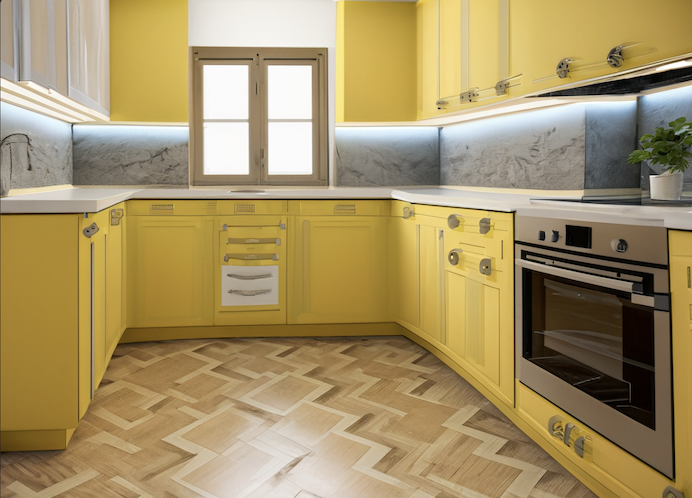 Flooring Options for a Yellow Kitchen Oasis