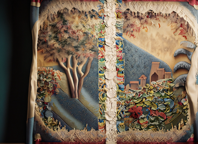 Tapestry wallpaper design